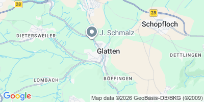 Karte Glatten