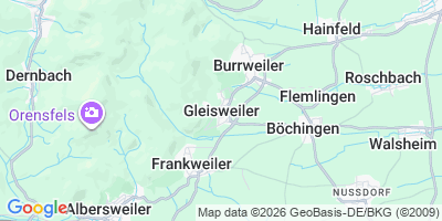 Karte Gleisweiler