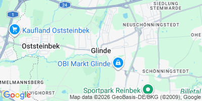 Karte Glinde