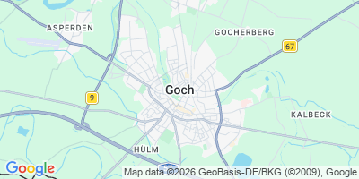 Karte Goch
