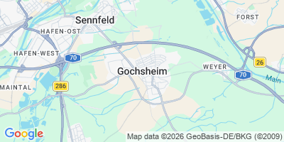 Karte Gochsheim