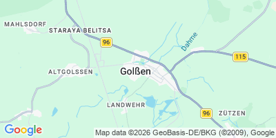 Karte Golßen