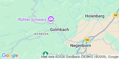 Karte Golmbach