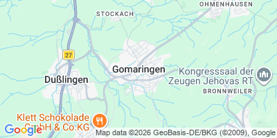 Karte Gomaringen