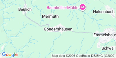 Karte Gondershausen