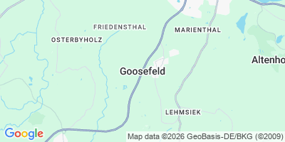 Karte Goosefeld