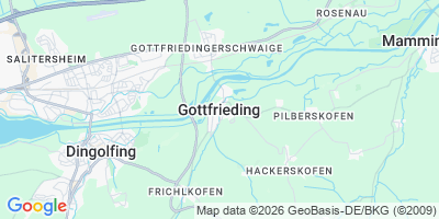 Karte Gottfrieding