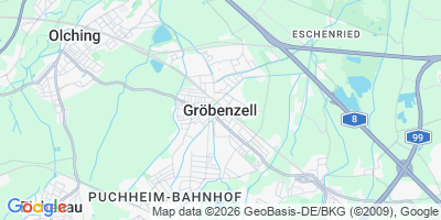 Karte Gröbenzell