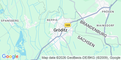 Karte Gröditz