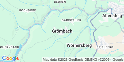 Karte Grömbach