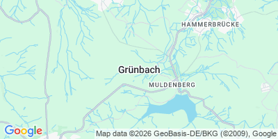 Karte Grünbach