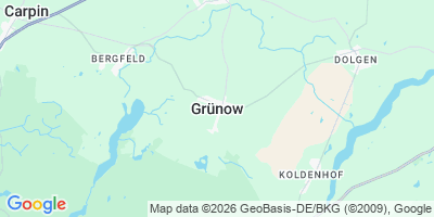 Karte Grünow