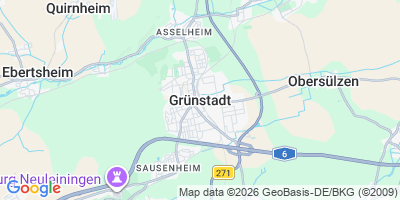 Karte Grünstadt