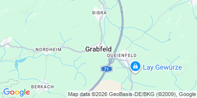 Karte Grabfeld