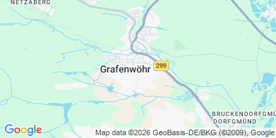 Karte Grafenwöhr
