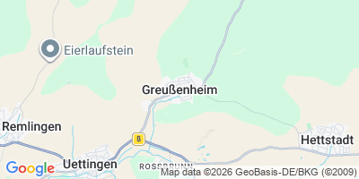 Karte Greußenheim