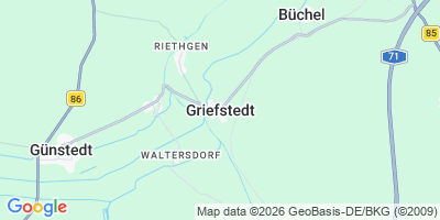 Karte Griefstedt