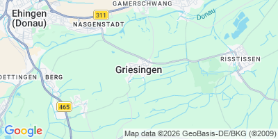 Karte Griesingen
