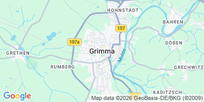 Karte Grimma