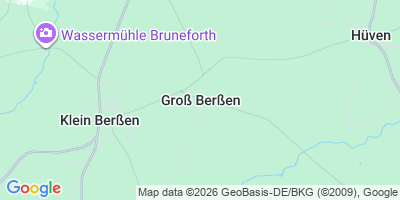 Karte Groß Berßen