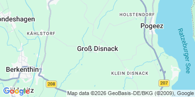 Karte Groß Disnack