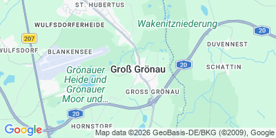 Karte Groß Grönau