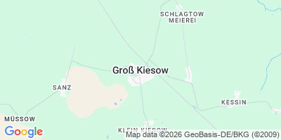 Karte Groß Kiesow
