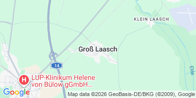 Karte Groß Laasch