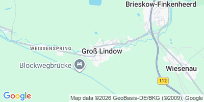 Karte Groß Lindow