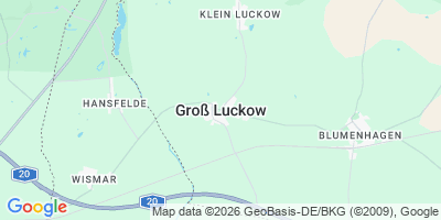 Karte Groß Luckow