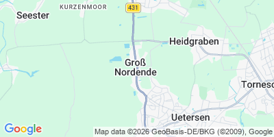 Karte Groß Nordende