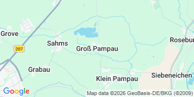 Karte Groß Pampau