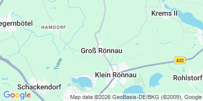 Karte Groß Rönnau