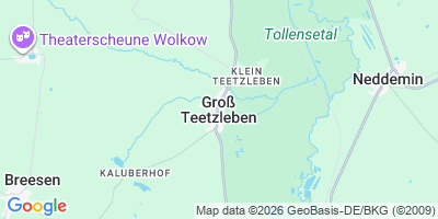 Karte Groß Teetzleben