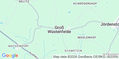 Karte Groß Wüstenfelde