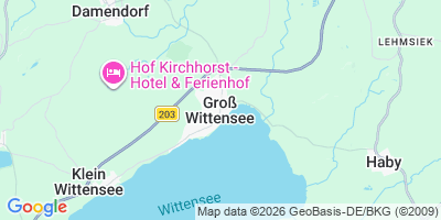 Karte Groß Wittensee