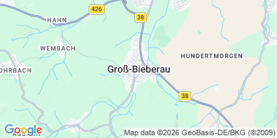 Karte Groß-Bieberau