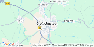 Karte Groß-Umstadt