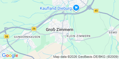 Karte Groß-Zimmern