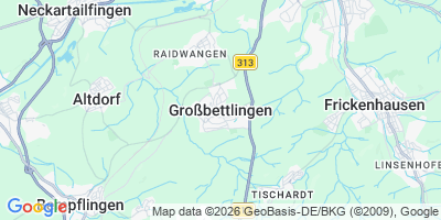Karte Großbettlingen