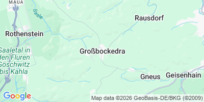 Karte Großbockedra