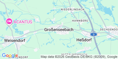Karte Großenseebach