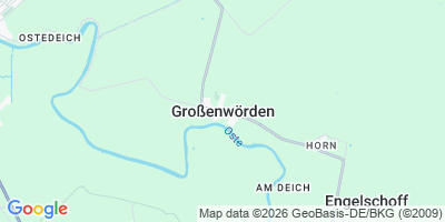 Karte Großenwörden