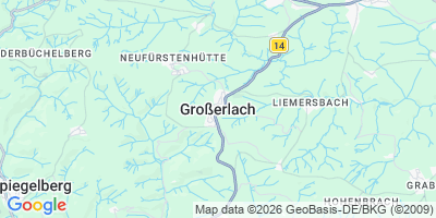 Karte Großerlach