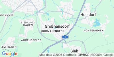 Karte Großhansdorf