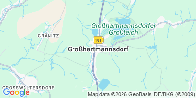 Karte Großhartmannsdorf
