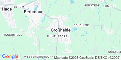 Karte Großheide