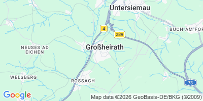 Karte Großheirath