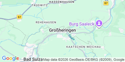 Karte Großheringen