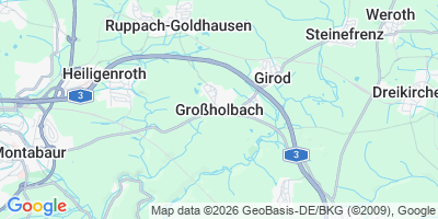 Karte Großholbach